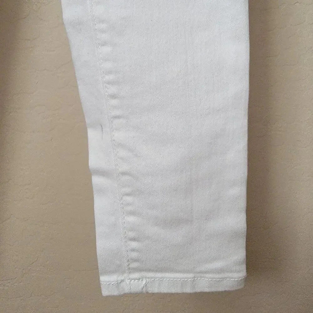 Mossimo High Rise Skinny White Denim Jeans